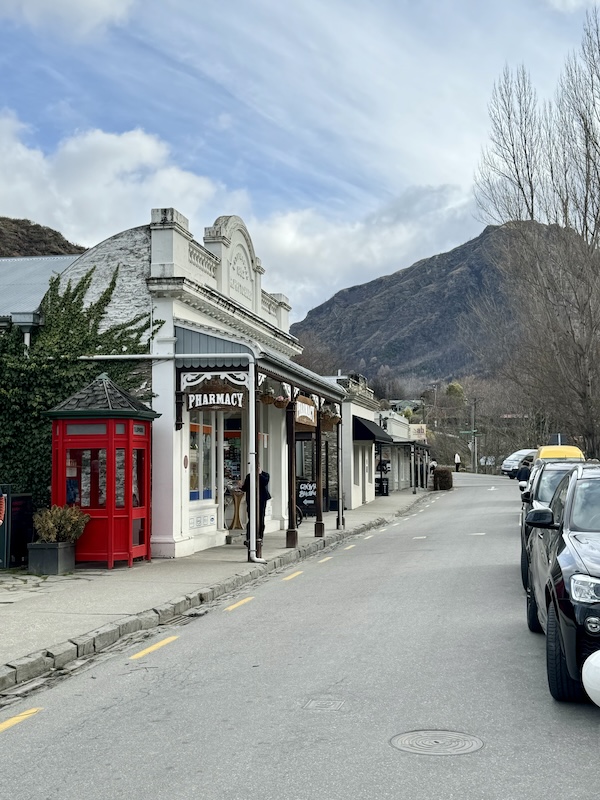 The main street of historic Arrowtown.